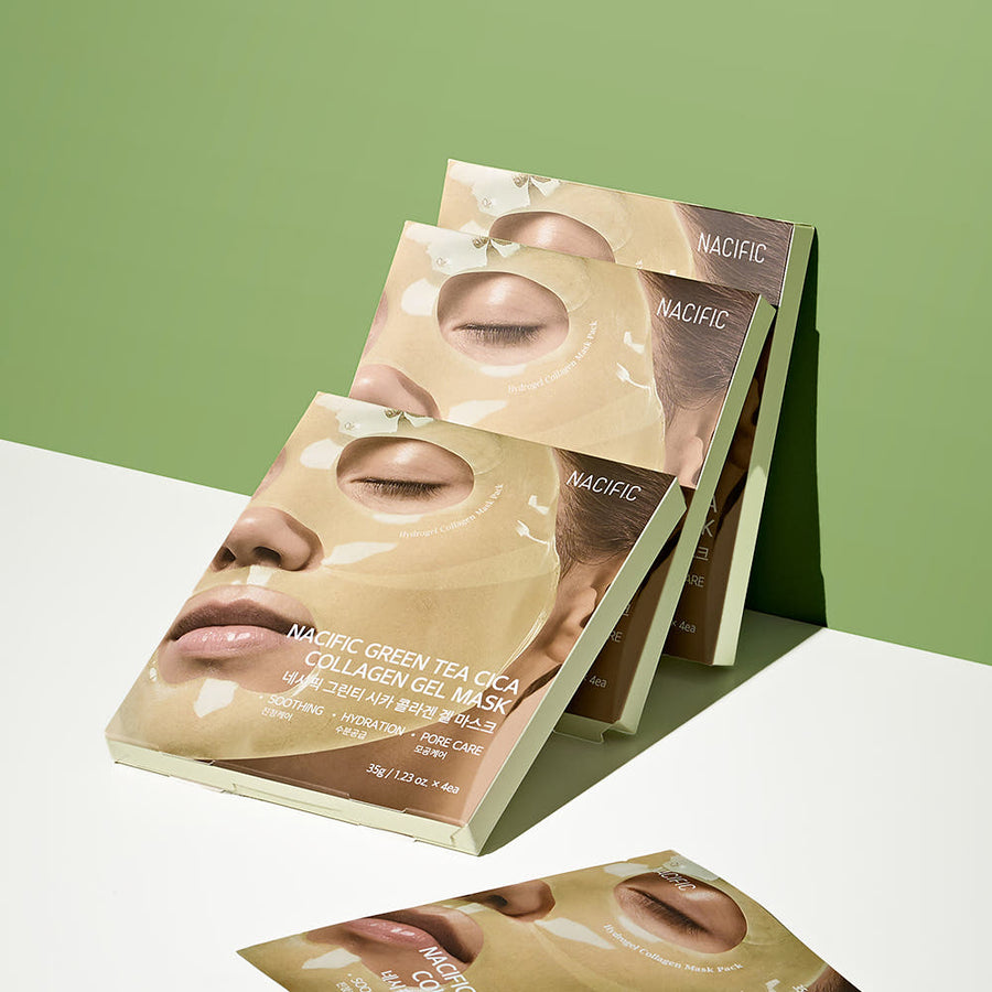 NACIFIC Green Tea Cica Collagen Gel Mask
