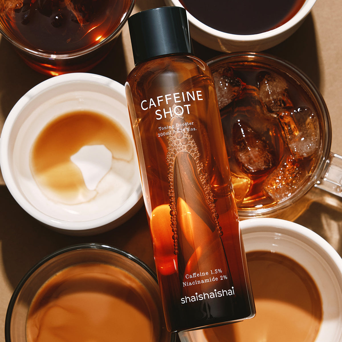 SHAISHAISHAI Caffeine Shot Hydrating Brightening Toner 200ml