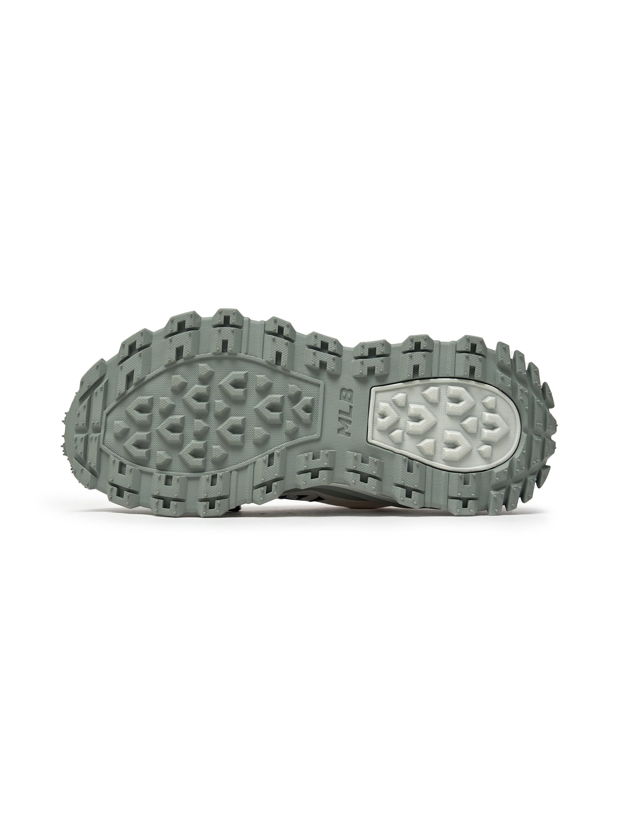 MLB Bump Chunky New York Yankees MINT, sneakers mint de la MLB, semelle cramponnée sur fond blanc.