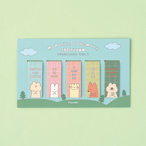 MONOLIKE Magnetic Bookmark Set #StoryTownAfternoon Ver.1
