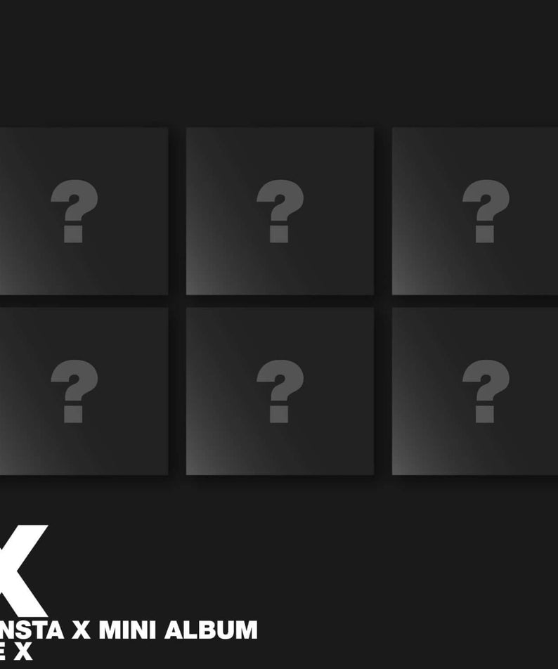 MONSTA X - 13th Album [THE X] (DIGIPACK VER.) (Limited) (Random 1 of 6) - Album Kpop, visuel boîte sur fond sombre