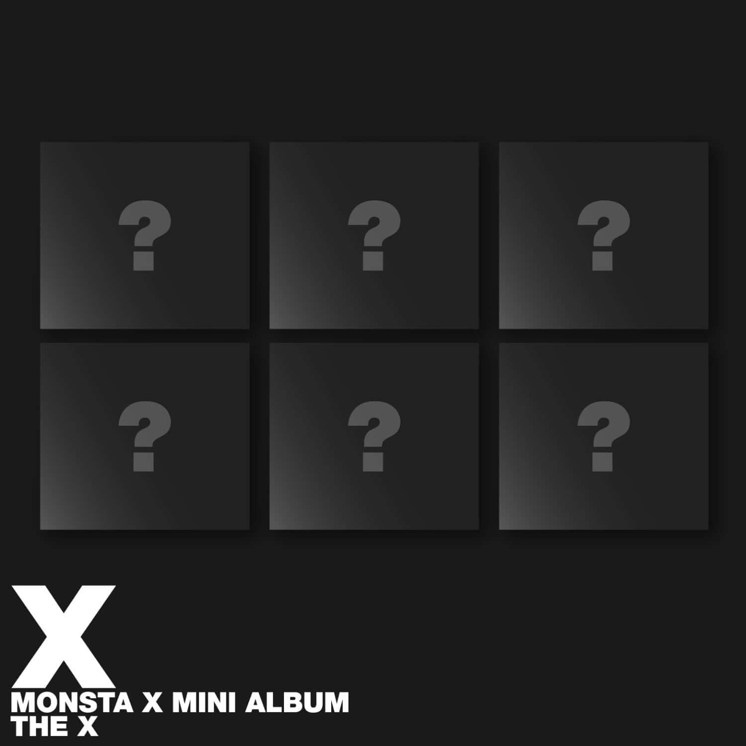 MONSTA X - 13th Album [THE X] (DIGIPACK VER.) (Limited) (Random 1 of 6) - Album Kpop, visuel boîte sur fond sombre