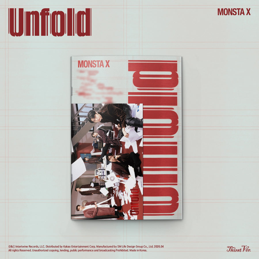 MONSTA X - [Unfold] Standard (Thirst Ver.) - Album Kpop
