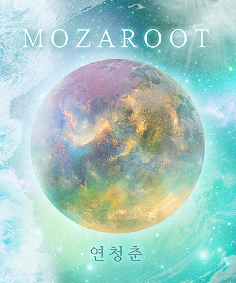 MOZARUT - Album Kpop de la marque MOZARUT : couverture céleste avec planète et cosmos, visuel K-pop pour fans.