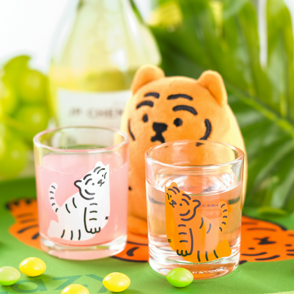 MUZIK TIGER Soju Glass Set disponible sur Ma petite Coree, ton Eshop 100% K-beauty en direct de Seoul