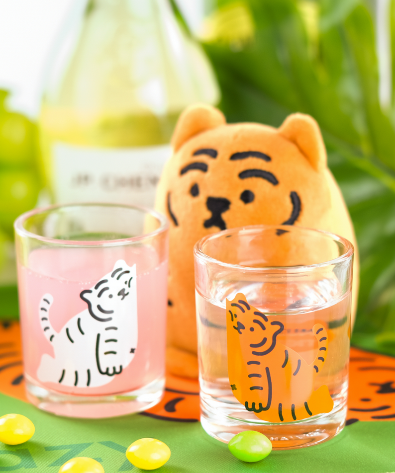 MUZIK TIGER Soju Glass Set disponible sur Ma petite Coree, ton Eshop 100% K-beauty en direct de Seoul