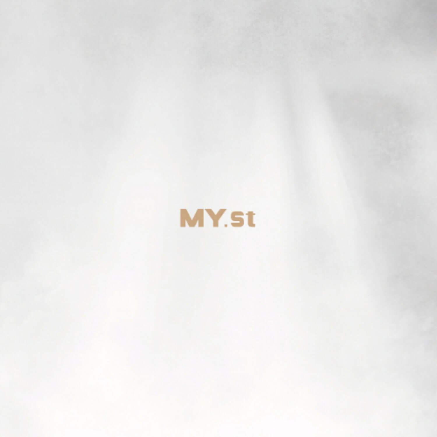 MY.ST - [THE GLOW : Eden] - Album Kpop MY.St, pochette lumineuse sur fond clair, style glow et ambiance Eden