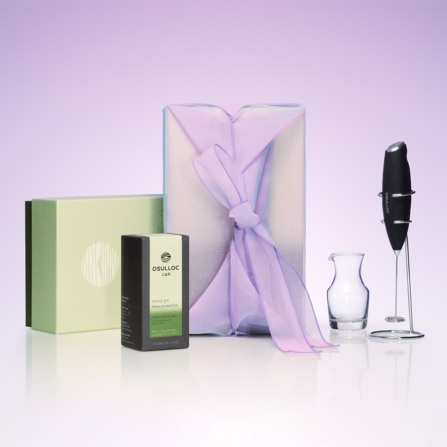 OSULLOC [Limited Edition Bojagi] Matcha Ritual Gift (Black)