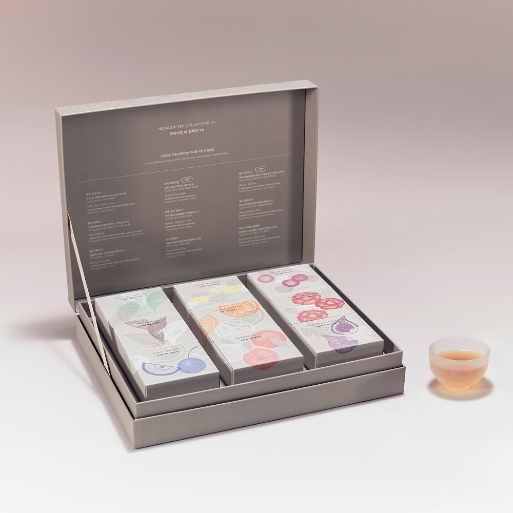 OSULLOC Premium Tea Collection 9 Types, 90 Packs