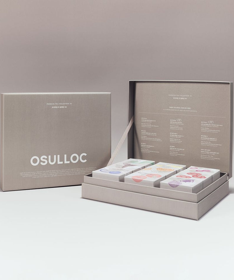 OSULLOC Premium Tea Collection 9 Types, 90 Packs