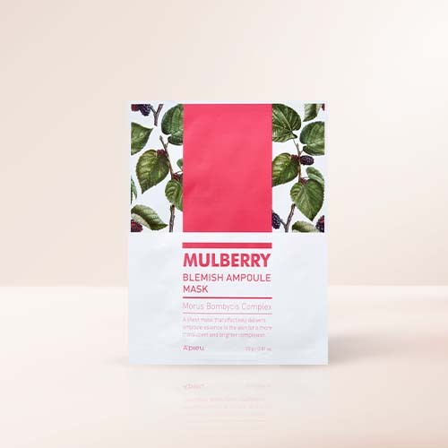 A'PIEU Mulberry Blemish Ampoule Mask en stock sur Ma Petite Corée