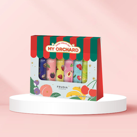 FRUDIA My Orchard Hand cream Set Fruit Market (6x30g) disponible sur Ma petite Coree, ton Eshop 100% K-beauty en direct de Seoul