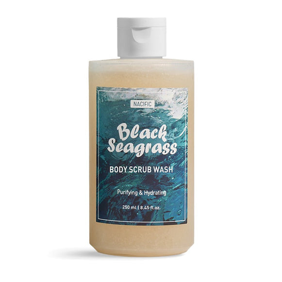 NACIFIC Black Seagrass Body Scrub Wash 250ml disponible sur Ma petite Coree, ton Eshop 100% K-beauty en direct de Seoul