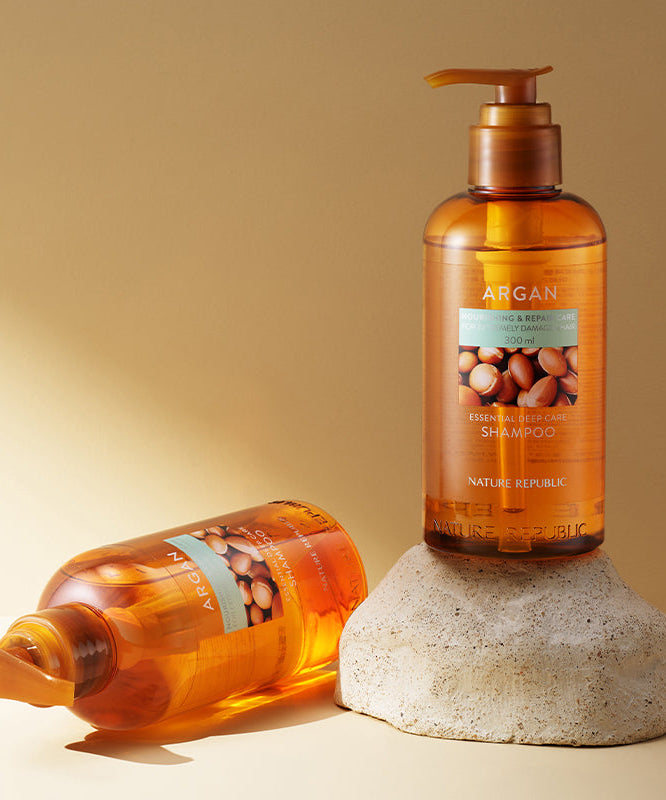 NATURE REPUBLIC Argan Essential Deep Care Shampoo 300ml disponible sur Ma petite Coree, ton Eshop 100% K-beauty en direct de Seoul