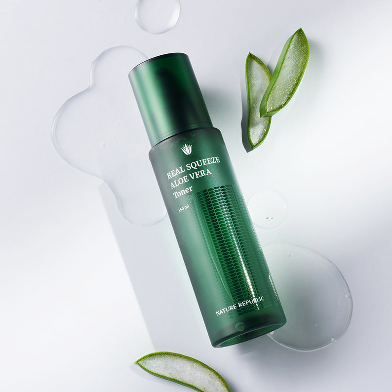 NATURE REPUBLIC Real Squeee ALoe Vera Toner 150ml disponible sur Ma petite Coree, ton Eshop 100% K-beauty en direct de Seoul
