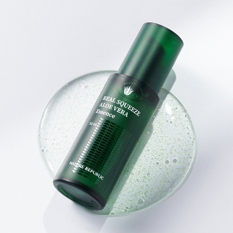 NATURE REPUBLIC Real Squeeze Aloe Vera Essence 50ml disponible sur Ma petite Coree, ton Eshop 100% K-beauty en direct de Seoul
