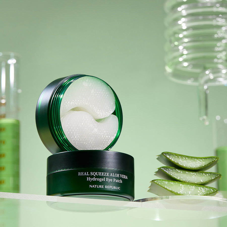 NATURE REPUBLIC Real Sueeze Aloe Vera Hydrogel Eye Patch 60 Sheets