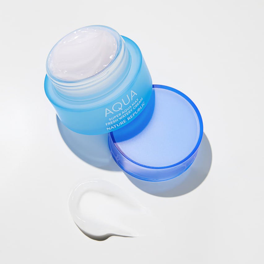 NATURE REPUBLIC Super Aqua Max Fresh Watery Cream 80ml disponible sur Ma petite Coree, ton Eshop 100% K-beauty en direct de Seoul