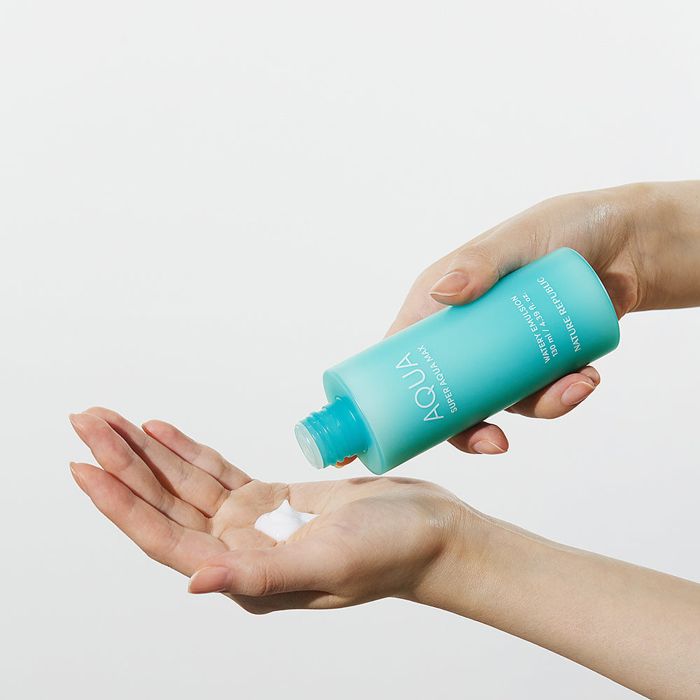 NATURE REPUBLIC Super Aqua Max Watery Emulsion 130ml disponible sur Ma petite Coree, ton Eshop 100% K-beauty en direct de Seoul