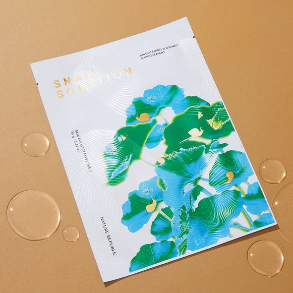 NATURE REPUBLIC Snail Solution Skin Booster Mask Sheet en stock sur Ma Petite Corée