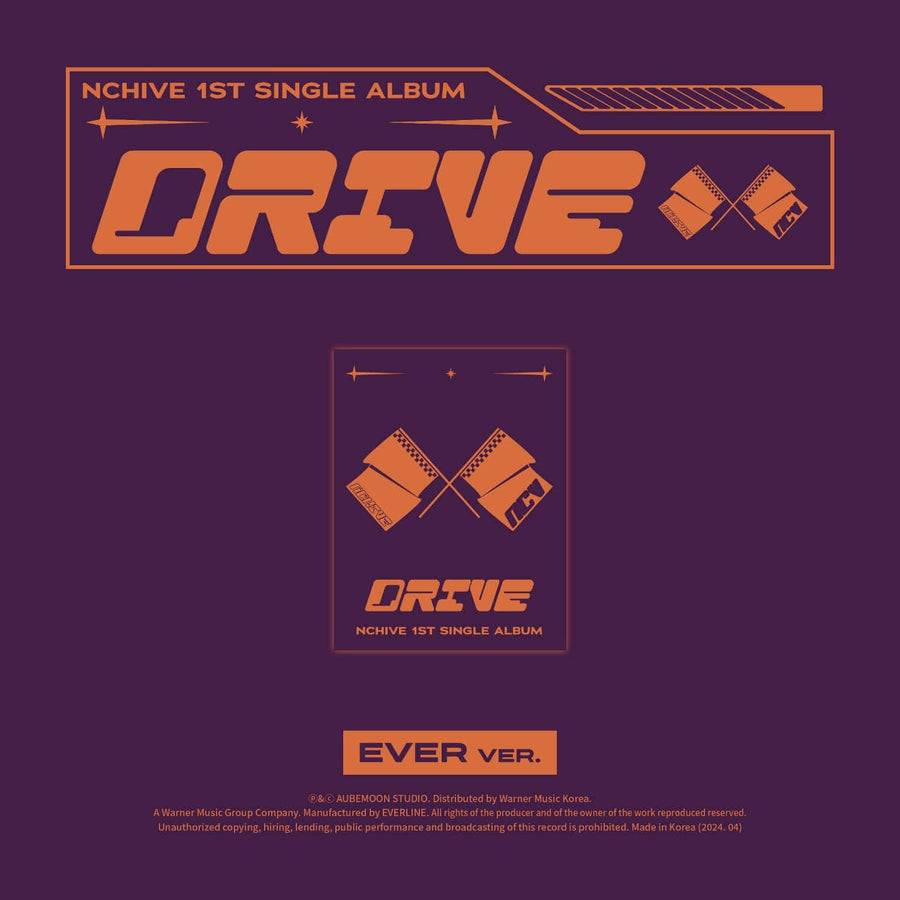 NCHIVE - 1st Single Album [Drive] (EVER MUSIC ALBUM Ver.) - Album Kpop