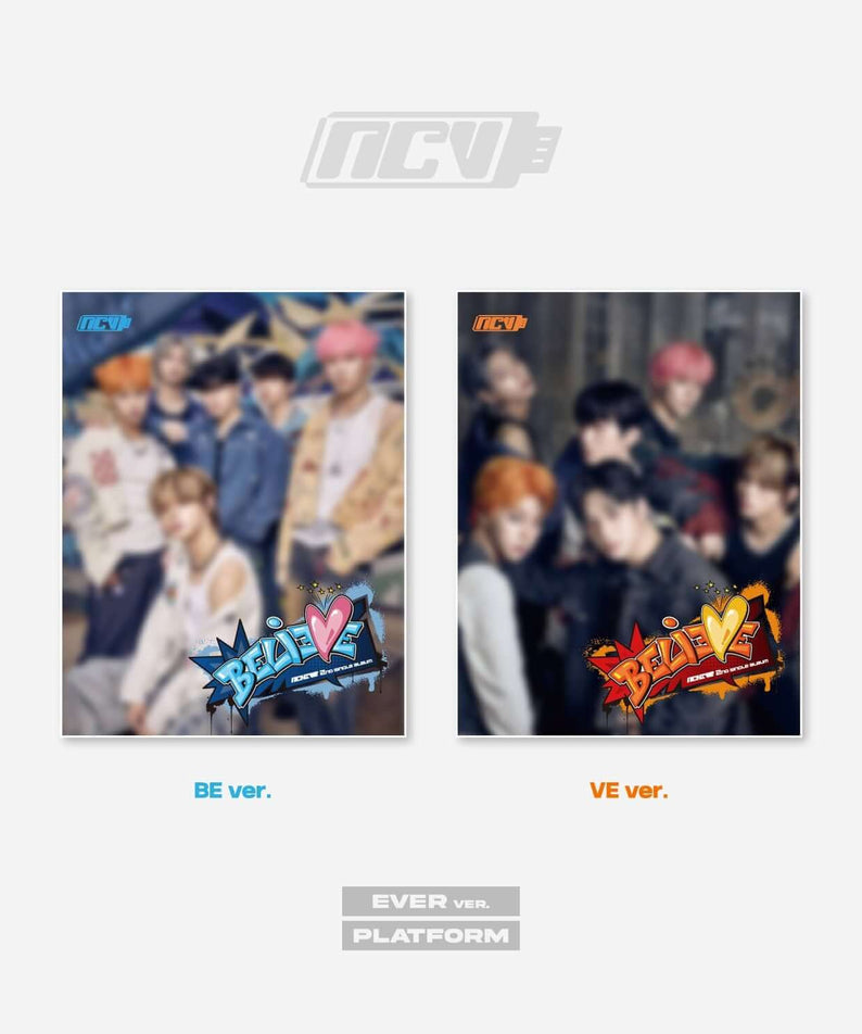 NCHIVE - 2nd Single Album [BELIEVE] (BE VER.) - Album Kpop, pochette NCHIVE, photo groupe Kpop, version BE VER, affiche
