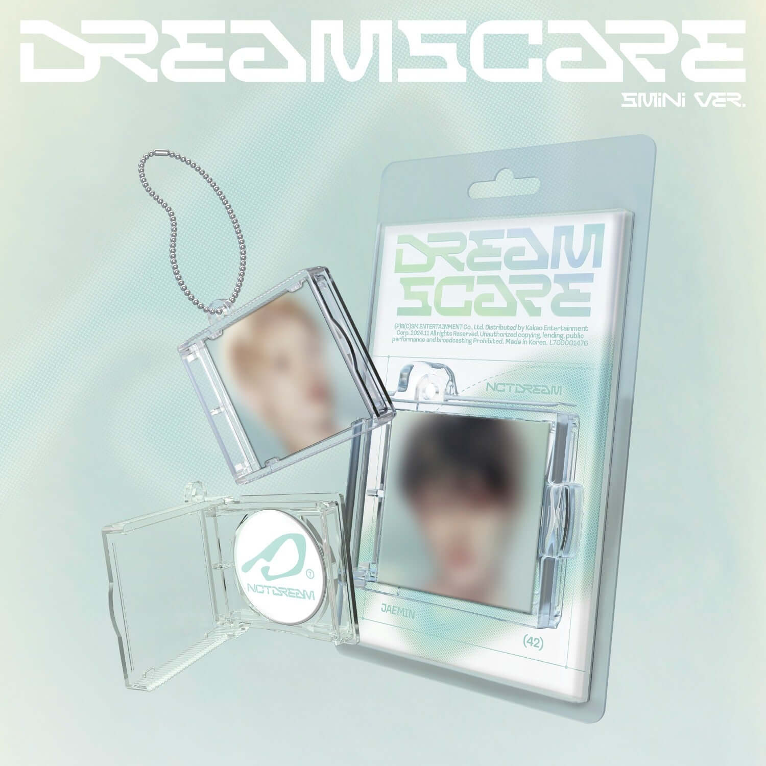 NCT DREAM - [DREAMSCAPE] (SMini Ver.)(Smart Album) (Random 1 of 7) : album Kpop et étui Dreamscape, design turquoise