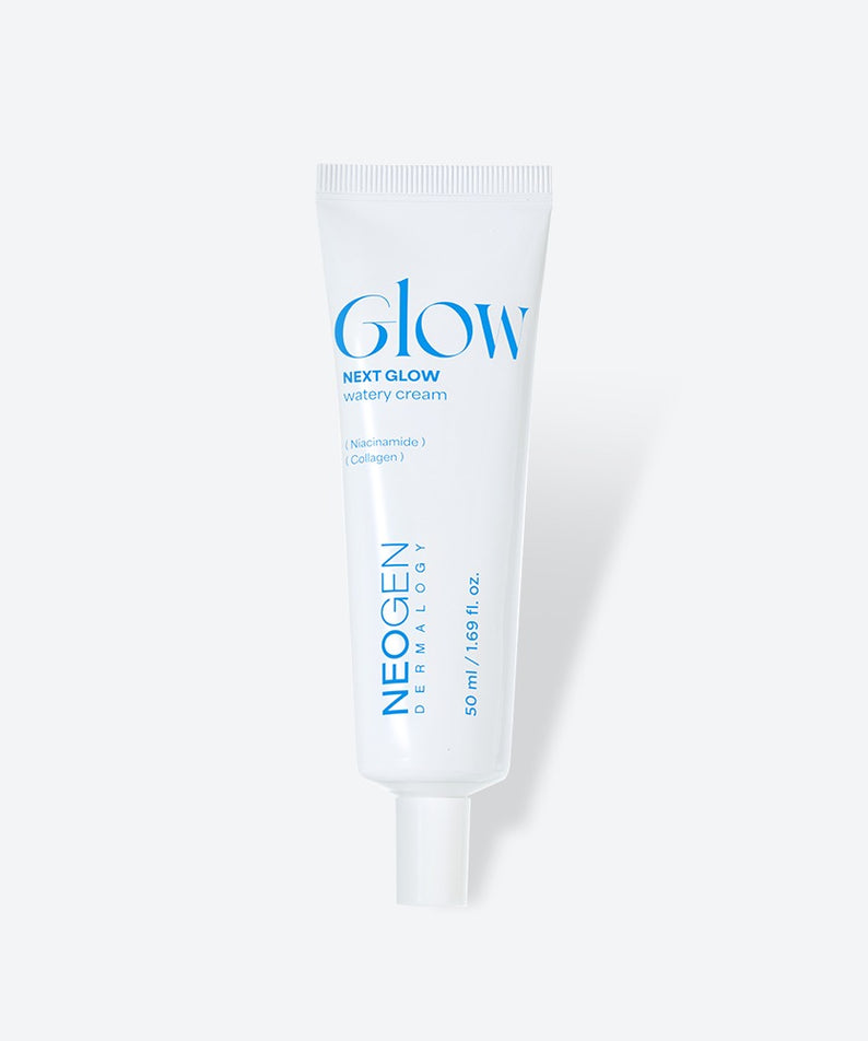 Image du produit NEOGEN Next Glow Moisture Cream 50ml en tube, hydratant pour une peau éclatante, format pratique pour les voyages.