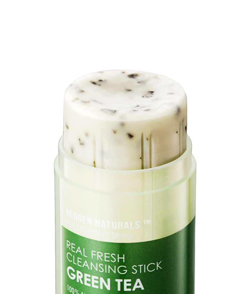 NEOGEN Real Fresh Cleansing Stick Green Tea 80g, nettoyant visage au thé vert, soin de la peau en bâton, beauté naturelle