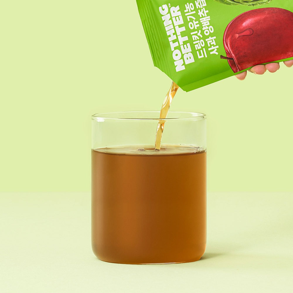 NOTHING BETTER Drinkit Organic Applr Cabbage Juice 100ml 24 Packets