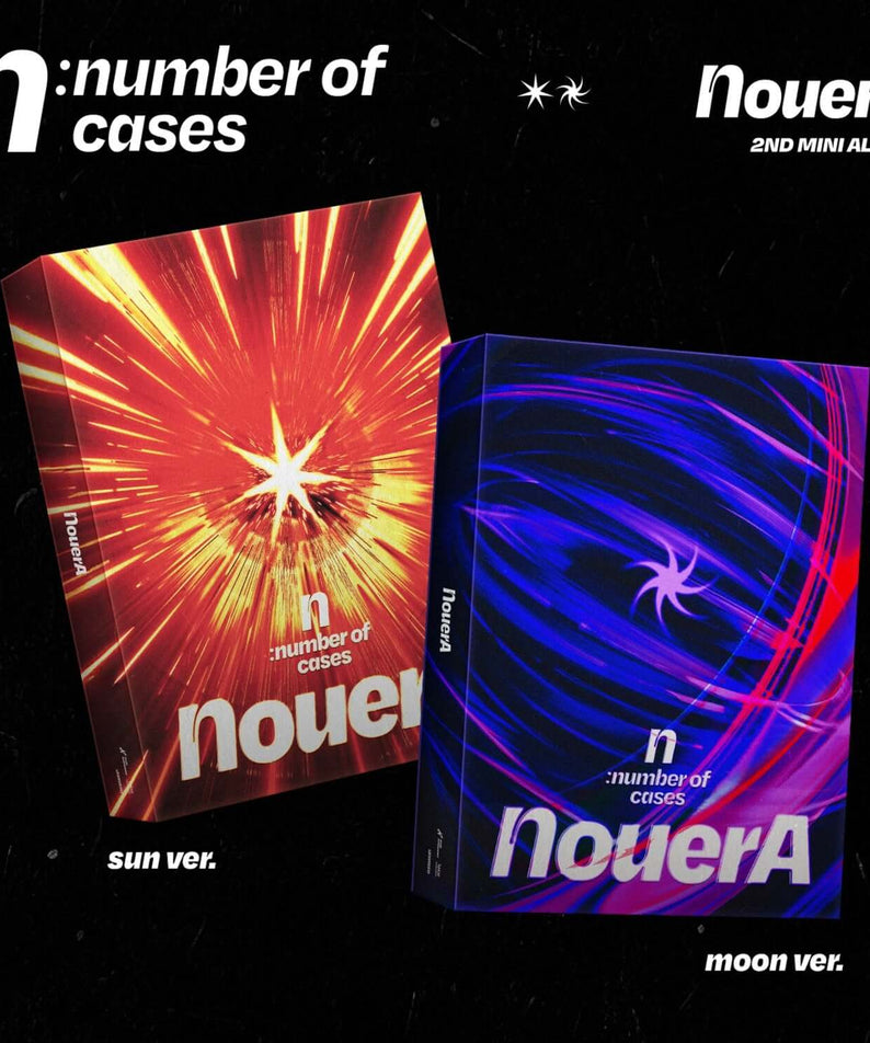 NOUERA - 2nd Album [n: number of cases] (Set of 2) - Album Kpop : coffret 2 versions, visuel packs Sun et Moon.