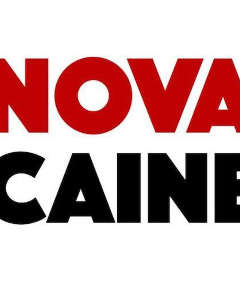 NOVA CAINE - EP1st Album [BRILLIANT MOVE] - Album Kpop : logo NOVA CAINE sur fond blanc, style graphique coloré