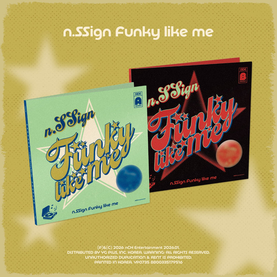 N.SSIGN - Funky like me (Random 1 of 2) - Album Kpop