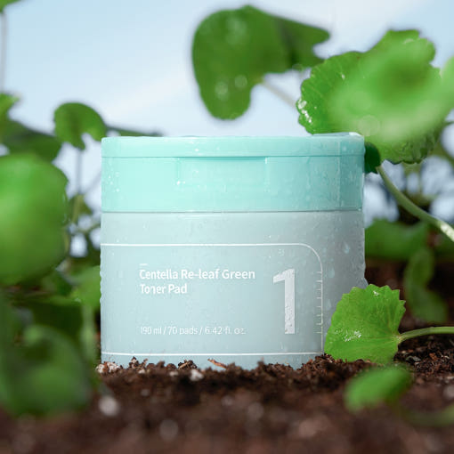NUMBUZIN No.1 Centella Re-Leaf Green Toner Pad disponible sur Ma petite Coree, ton Eshop 100% K-beauty en direct de Seoul