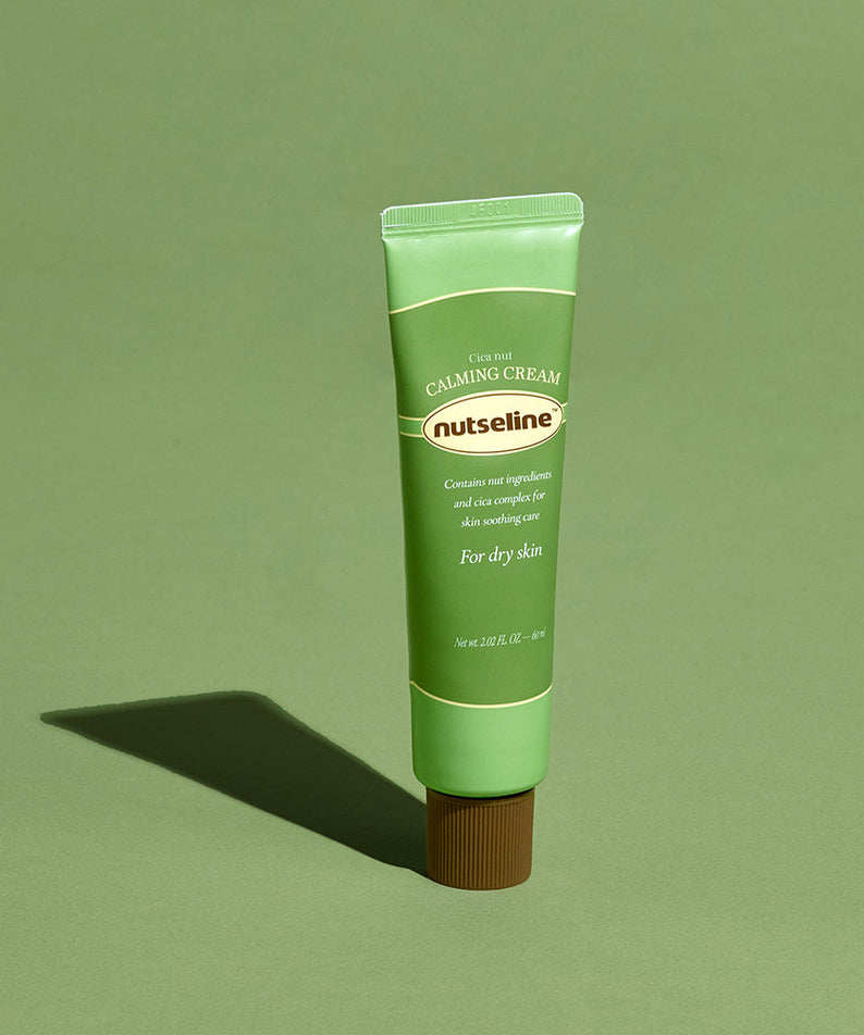 NUTSELINE Cica Nut Calming Cream 60ml - Crème apaisante pour peau sèche, idéale pour calmer et hydrater en profondeur.