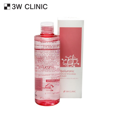 3W CLINIC Natural Time Sleep Toner 300ml en stock sur Ma Petite Corée