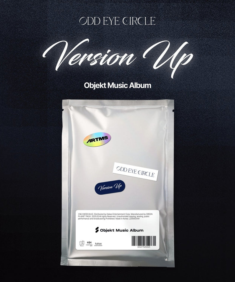 ODD EYE CIRCLE - [Version Up] (Objekt Music Album ver.) - Album Kpop, pochette sur fond sombre, format CD/packaging