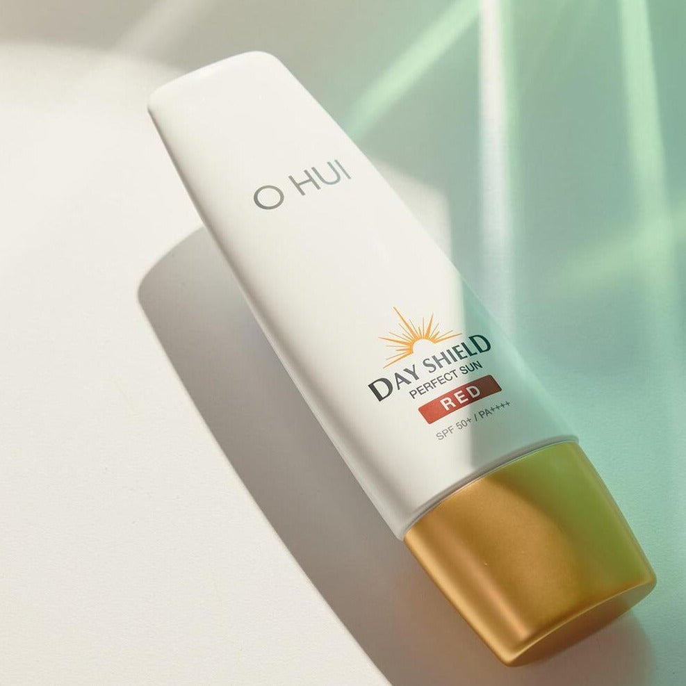 OHUI Day Shield Perfect Sun Red 50ml disponible sur Ma petite Coree, ton Eshop 100% K-beauty en direct de Seoul