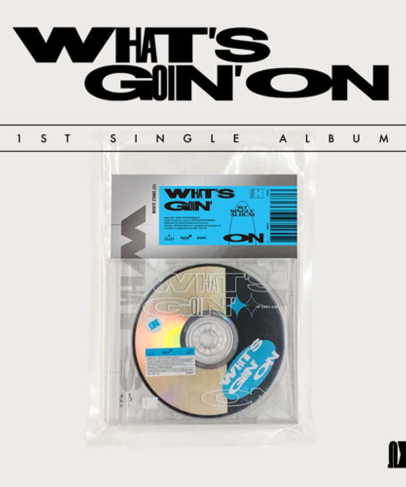 OMEGA X - 1st Single Album [WHAT’S GOIN’ ON] (F ver.) - Album Kpop : visuel CD & pochette en sachet plastique