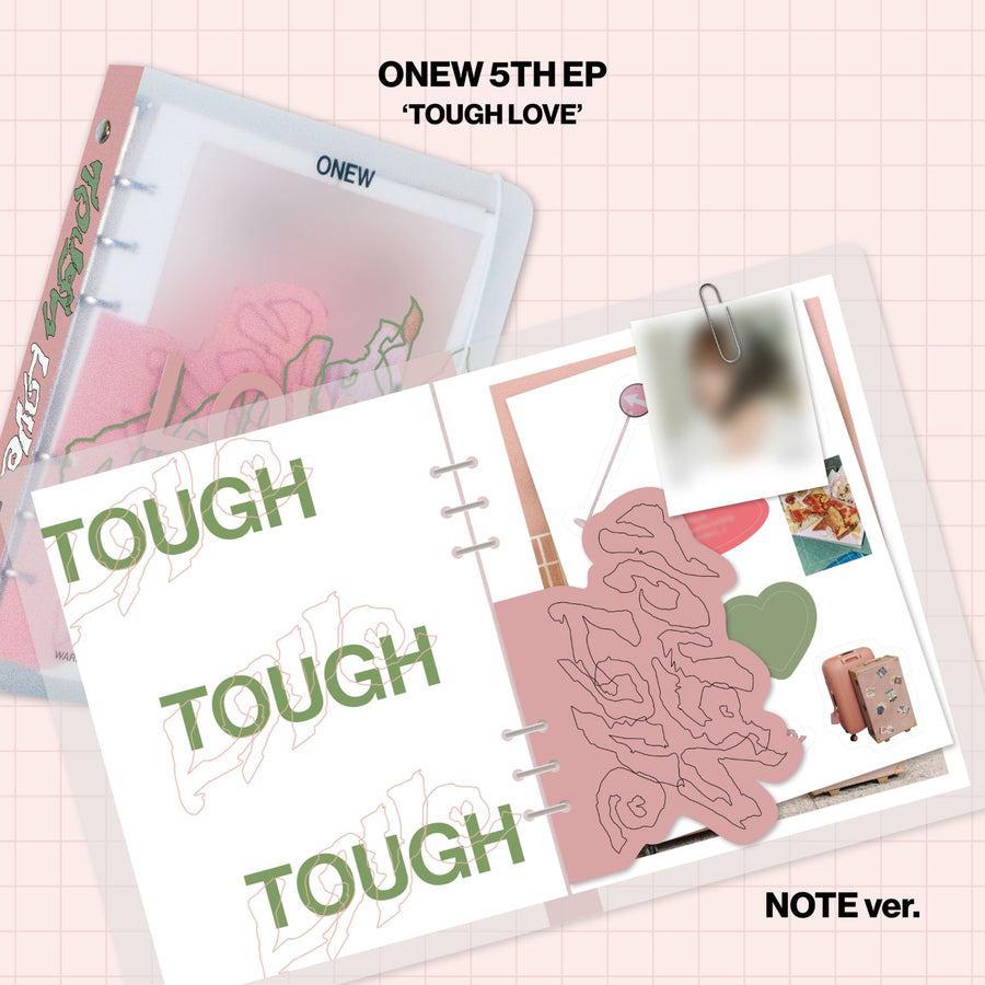 ONEW - 5th Mini Album [TOUGH LOVE] (NOTE Ver.) - Album Kpop