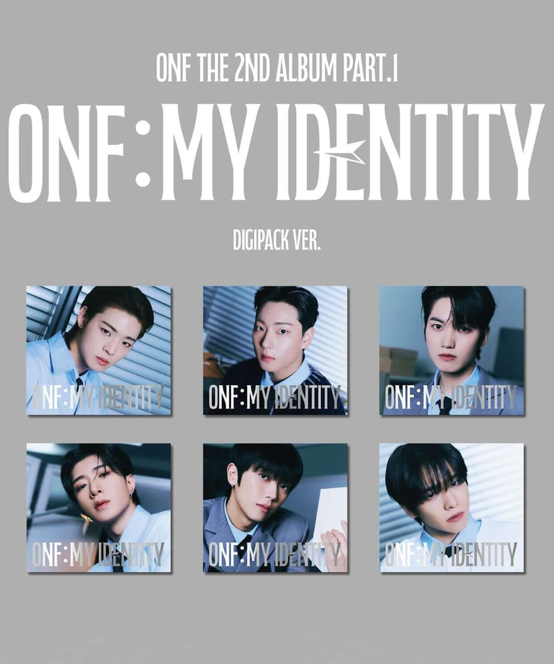 ONF - The 2nd Album Part.1 [ONF:MY IDENTITY] DIGIPACK ALBUM (Random) - Album Kpop, digipack avec photos du groupe