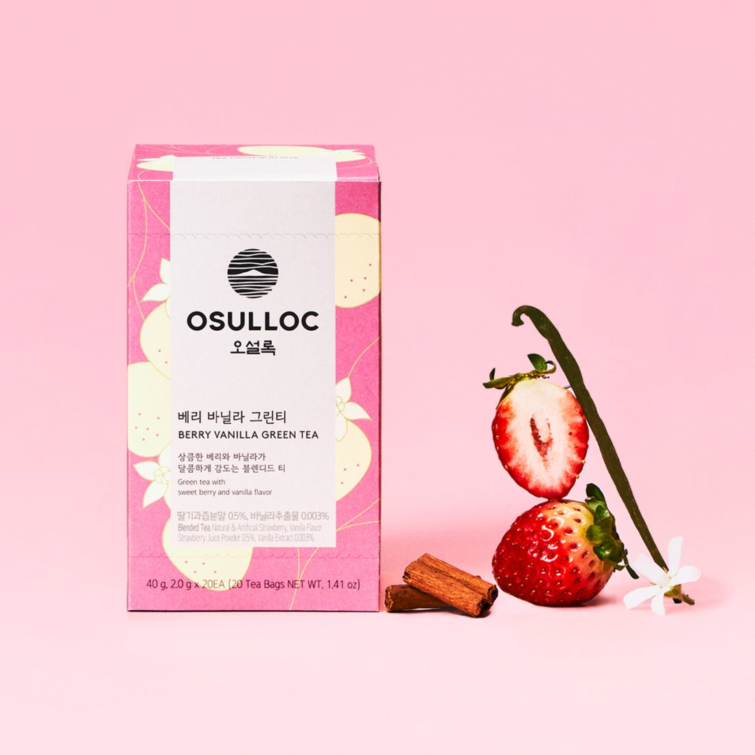 OSULLOC Berry Vanilla Green Tea 20 P