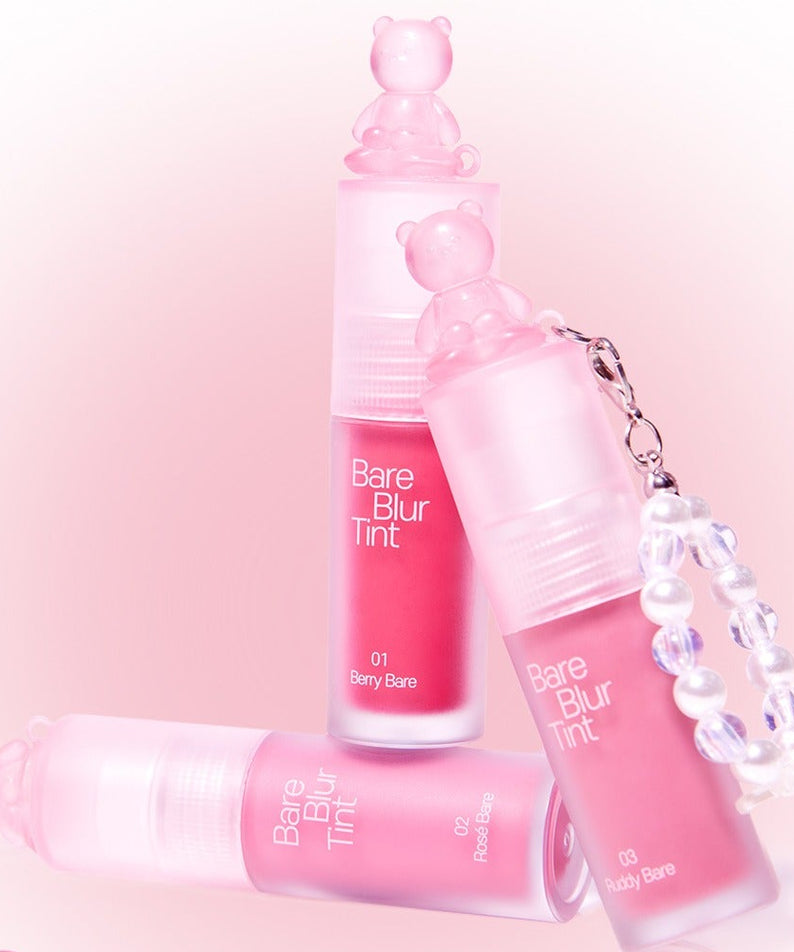 PASSION CAT Bere Blur Tint en nuances roses avec un charm mignon, idéal pour un maquillage subtil et élégant.