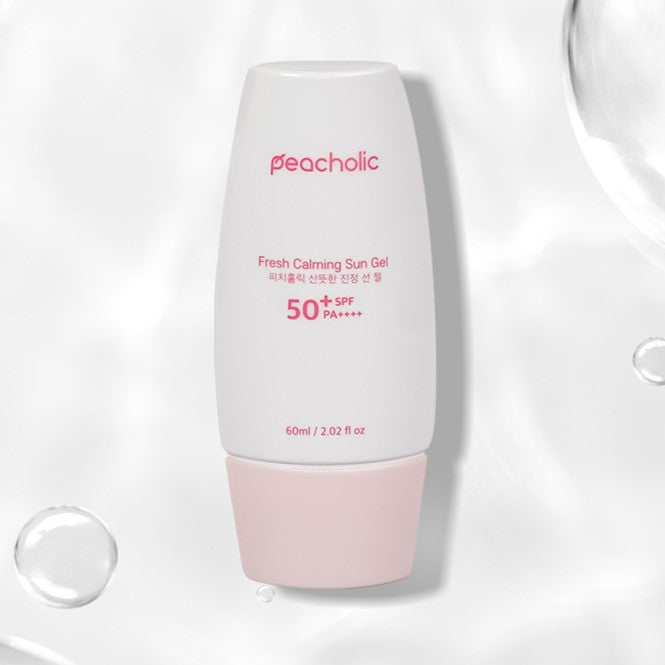 PEACHOLIC Fresh Calming Sun Gel 60ml disponible sur Ma petite Coree, ton Eshop 100% K-beauty en direct de Seoul