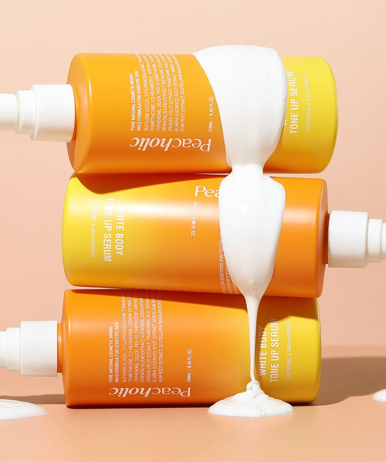 PEACHOLIC White Body Tone Up Serum 250ml disponible sur Ma petite Coree, ton Eshop 100% K-beauty en direct de Seoul