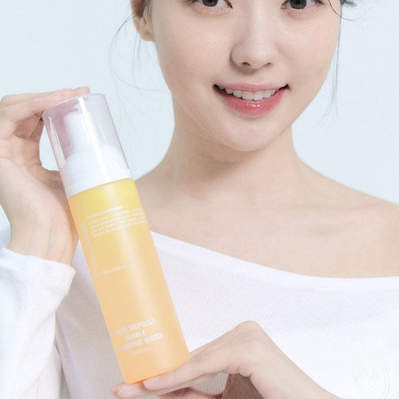 PEACHOLIC White Ampoule Bubble Cleansing Water 200ml en stock sur Ma Petite Corée