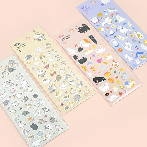 PINKFOOT Nyang Nyang Deco Stickers disponible sur Ma petite Coree, ton Eshop 100% K-beauty en direct de Seoul