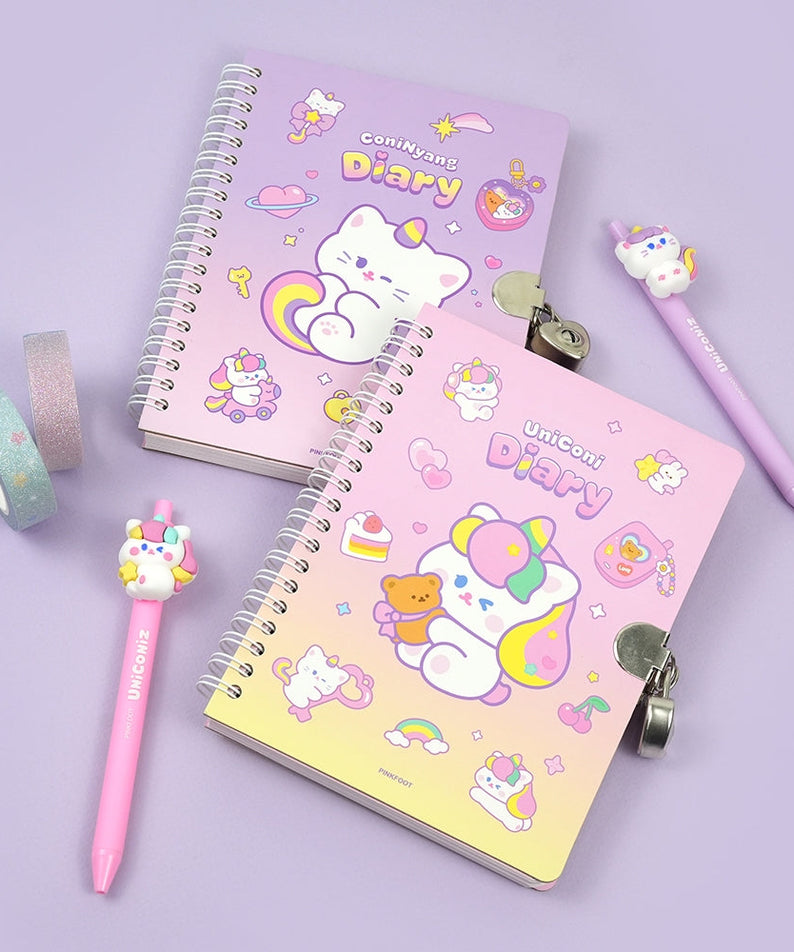 PINKFOOT Uniconi Nyang Diary disponible sur Ma petite Coree, ton Eshop 100% K-beauty en direct de Seoul