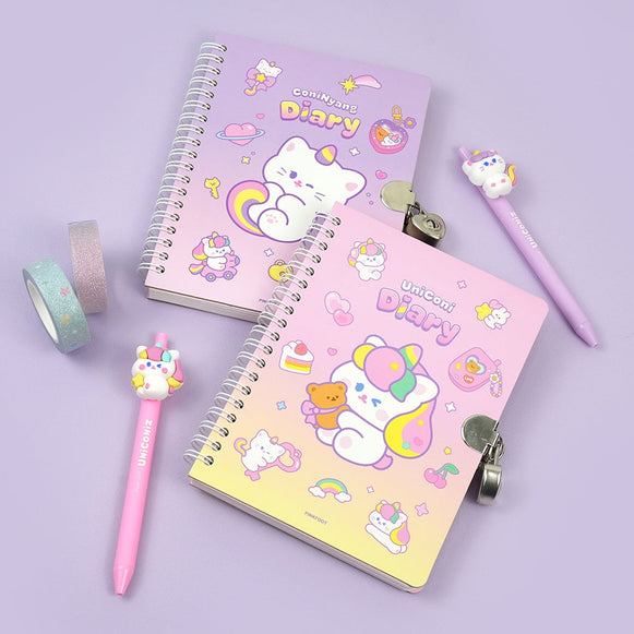 PINKFOOT Uniconi Nyang Diary en stock sur Ma Petite Corée