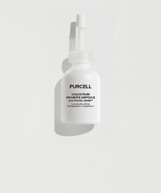 PURCELL Colostrum Incubation Ampoule 30mL de marque PURCELL, flacon blanc sur fond clair, présentation produit